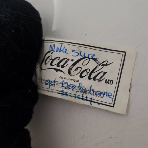 Vintage Coca-Cola beanbag plush Penguin NWT - Picture 9 of 10